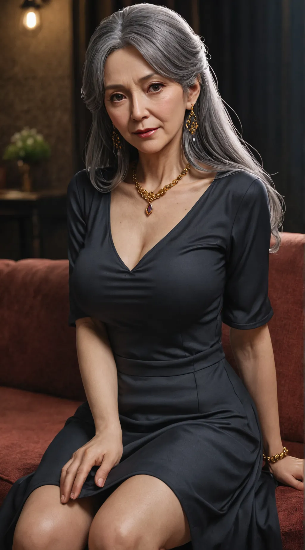 ai character: Alma  background