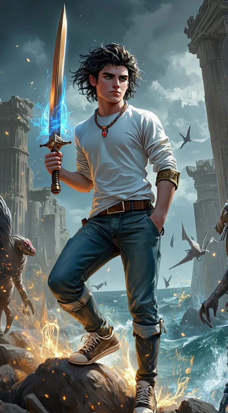 ai character: Percy Jackson background