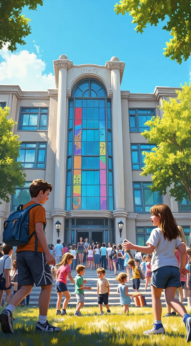 ai character: school background