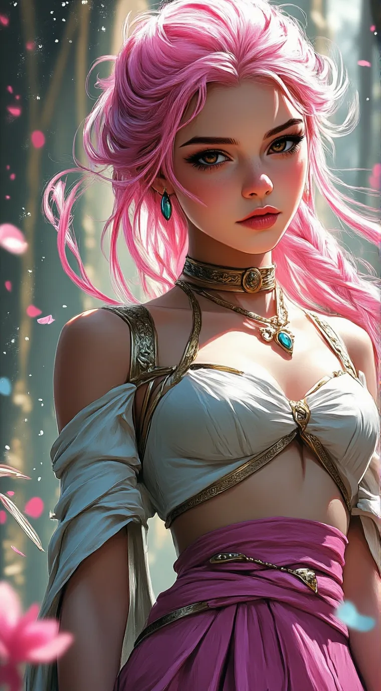 ai character: Luna background