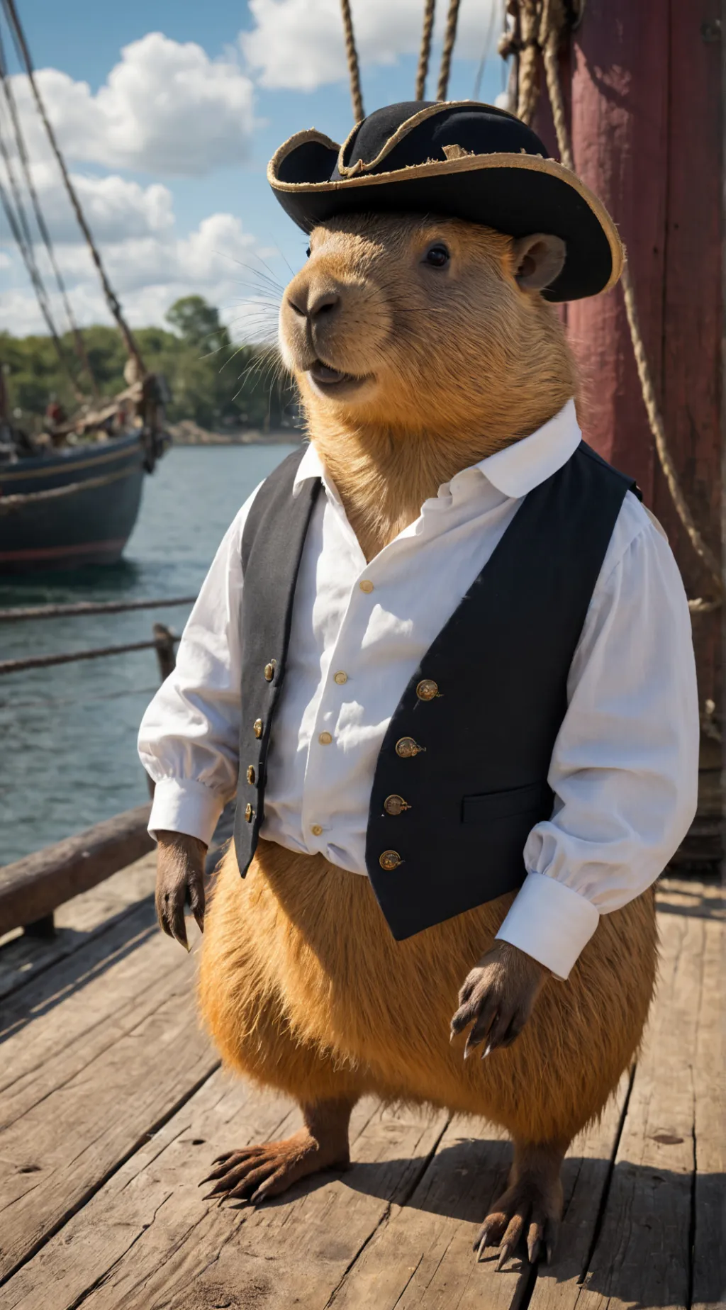 ai character: Cap. A. Barra background