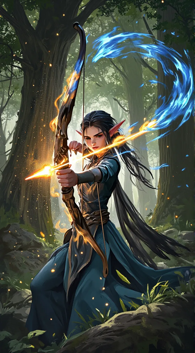 ai character: dayana elfa background