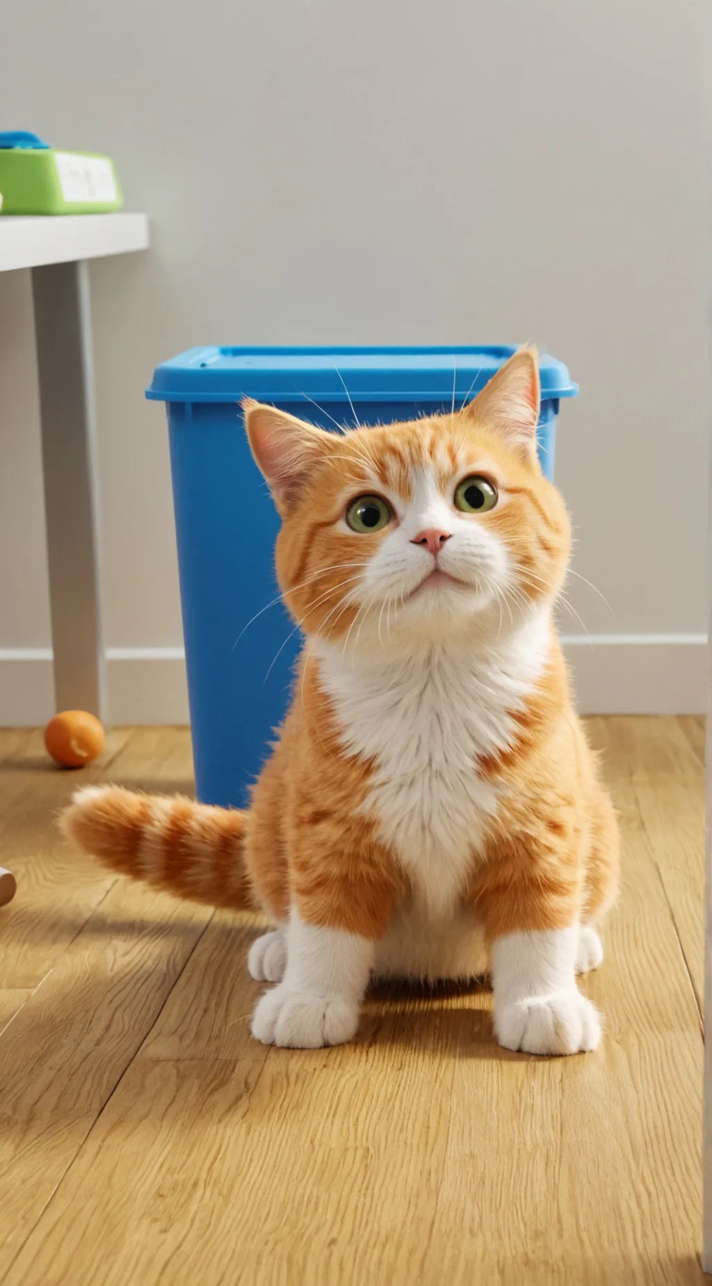 ai character: pumpkin background