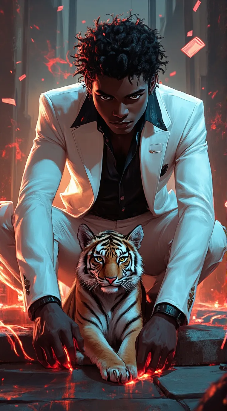 ai character: Michael Jackson background