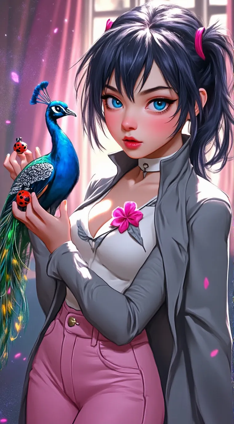 ai character: Duusu X Tikki + Ma background