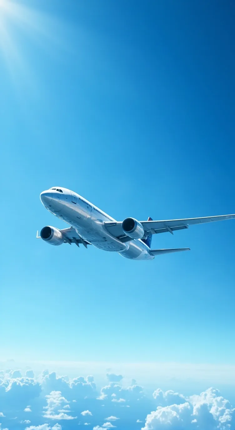 ai character: plane is crashing background