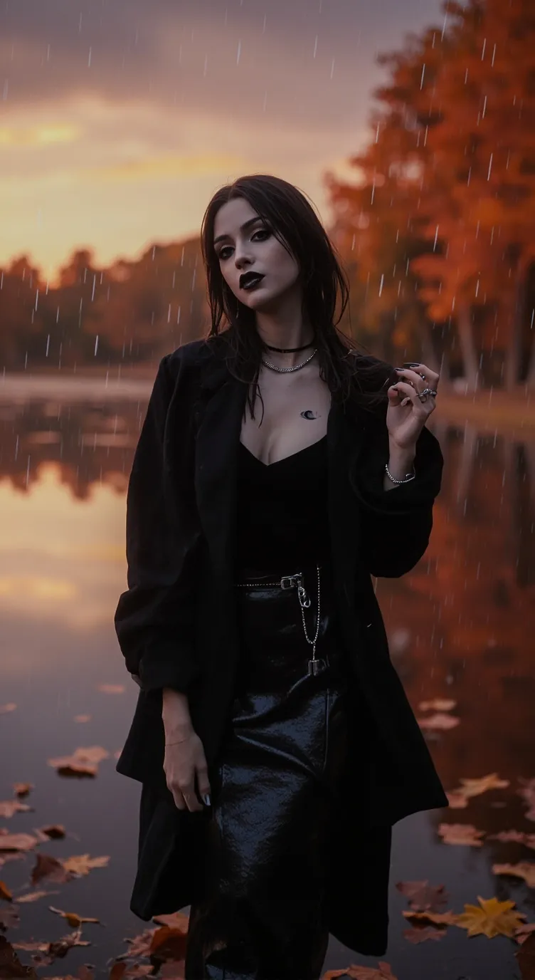 ai character: Raven 🖤 background