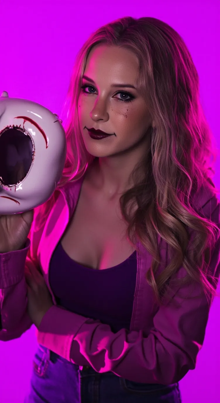 ai character: Dollface🎭 background