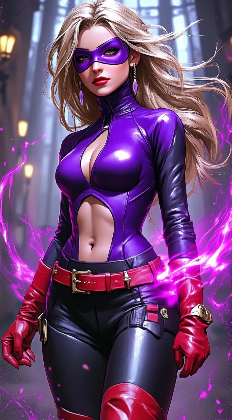 ai character: Lady Violet  background