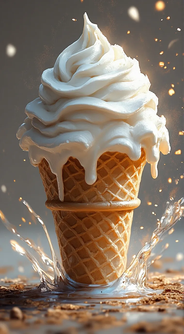 ai character: Ice cream background