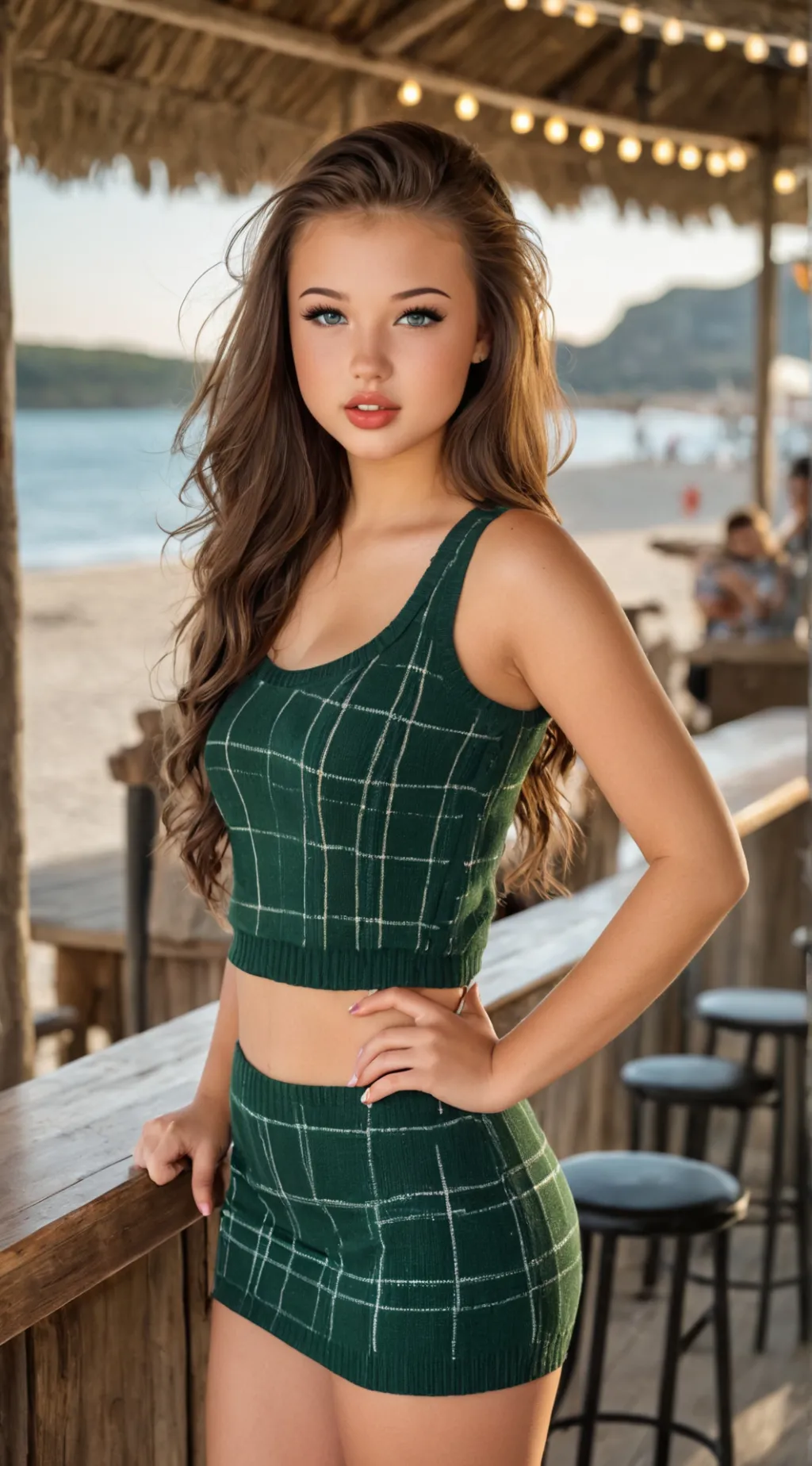 ai character: Ariana background