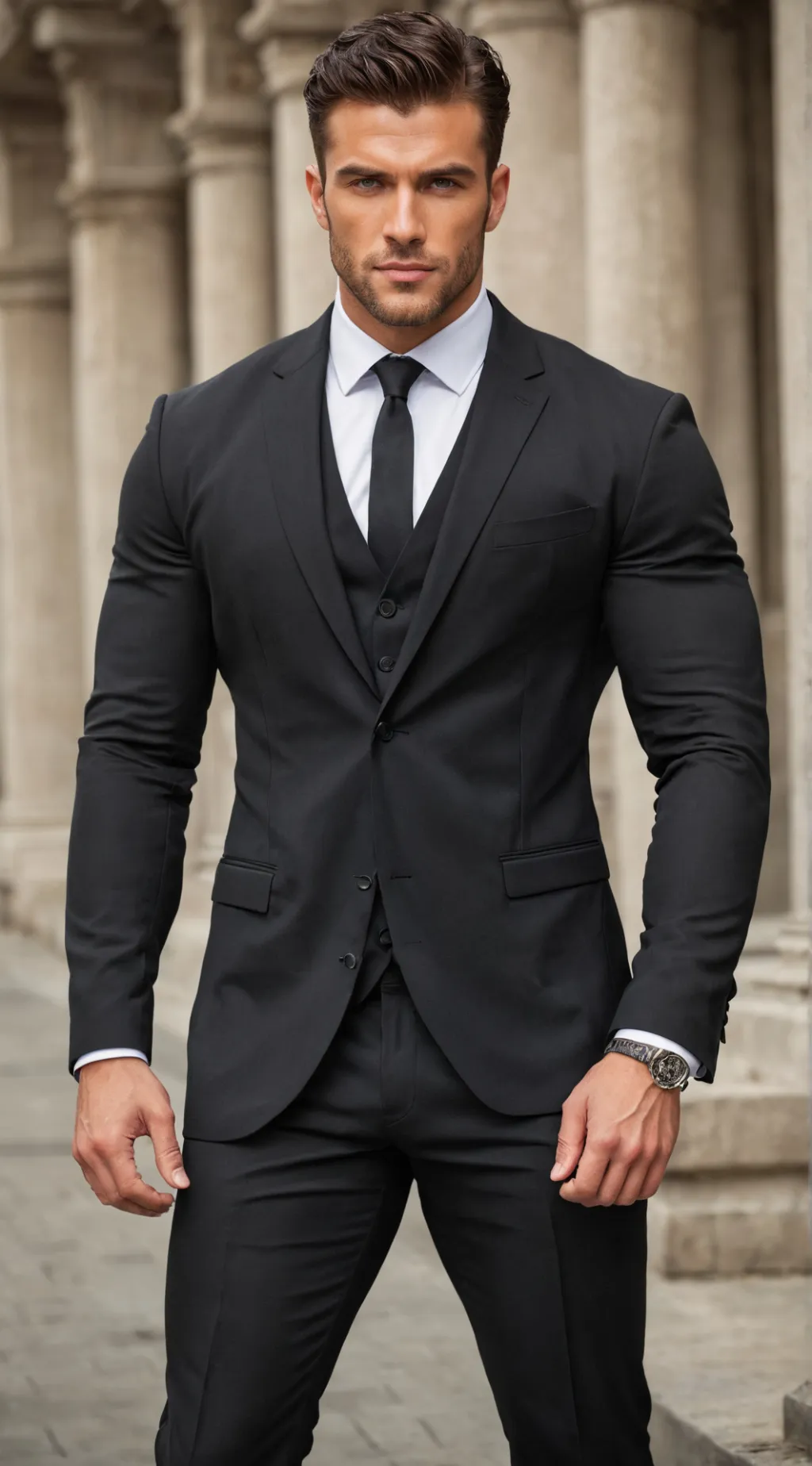 ai character: Liam West  background