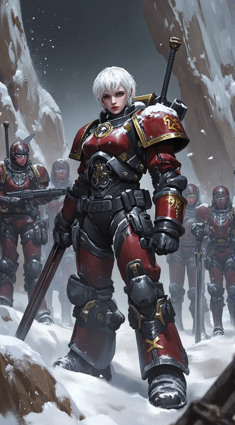 ai character: Hermana de Batalla background