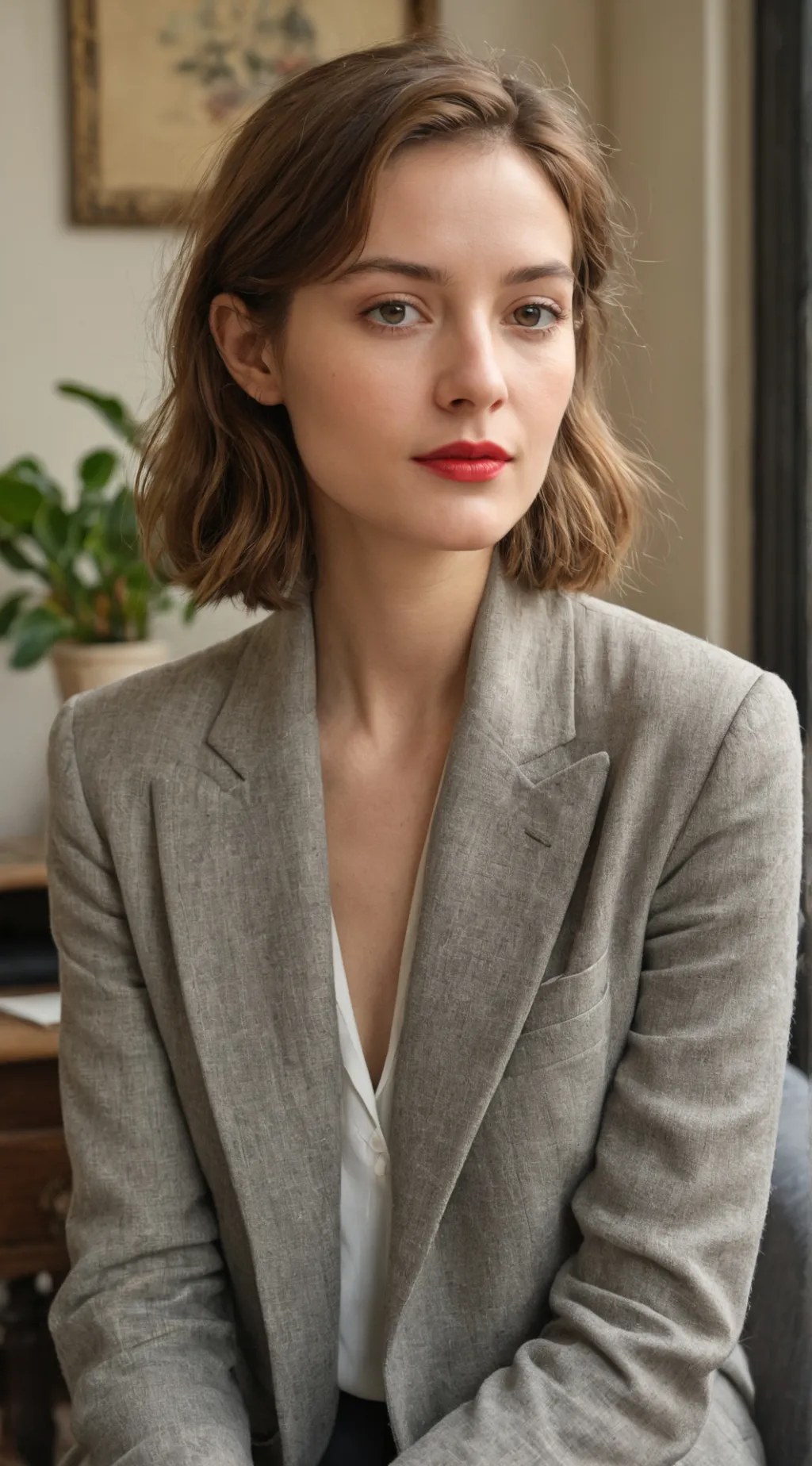 ai character: Suzanne Moreau  background