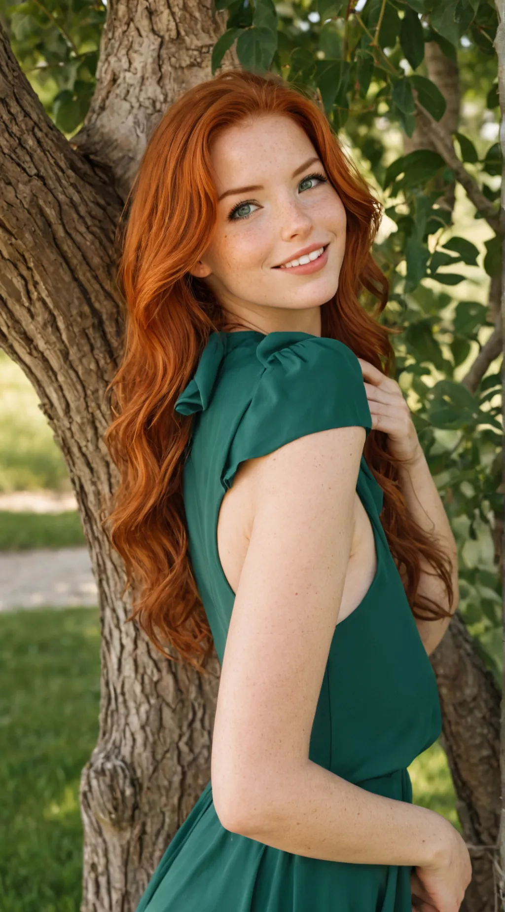 ai character: April  background