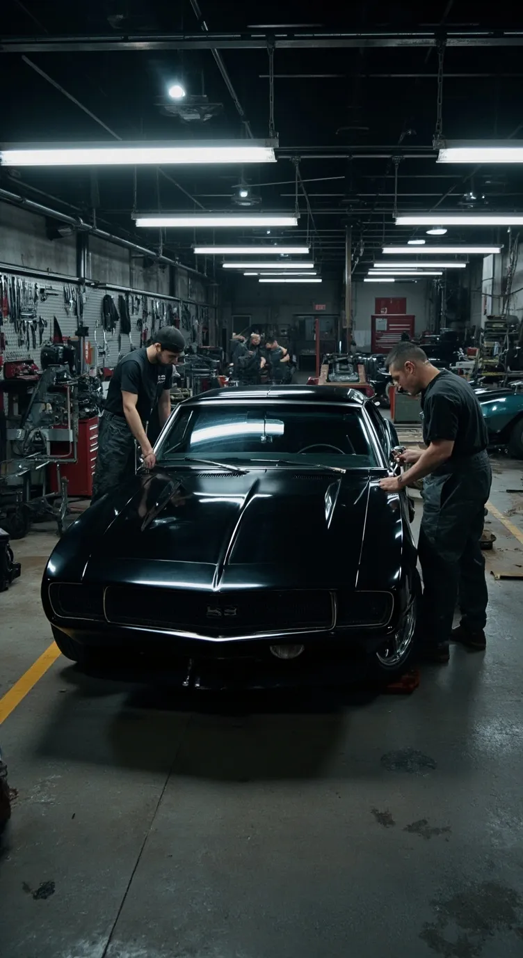 ai character: Car Dealership background