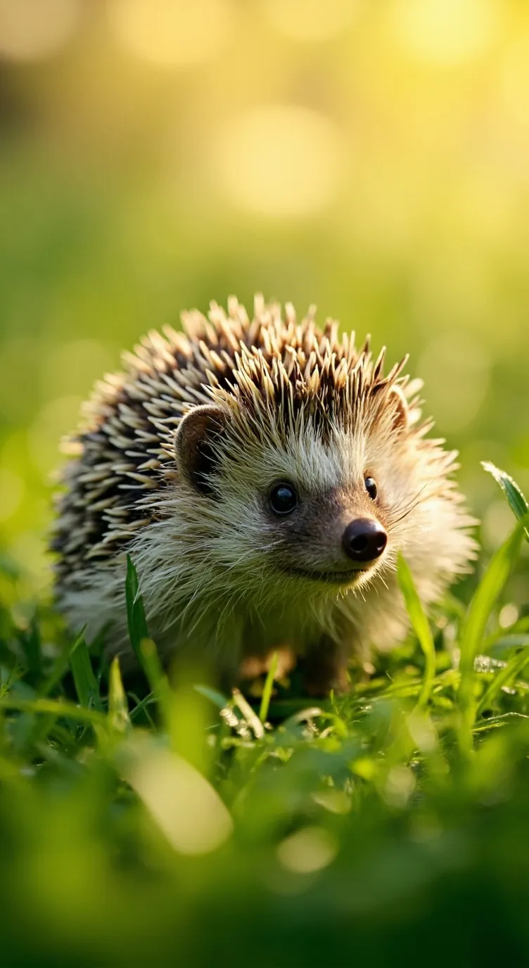 ai character: hedghog  background