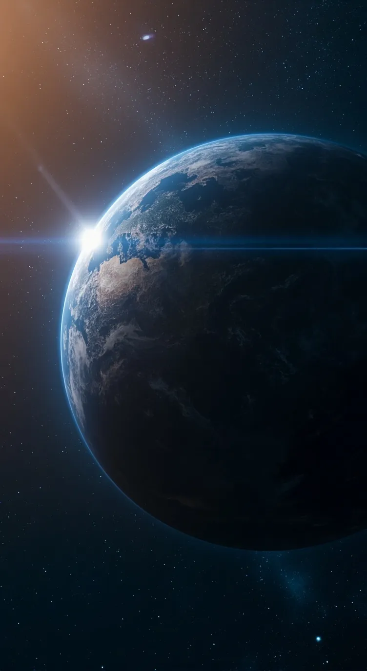 ai character: 3 kiwis visit Eart background