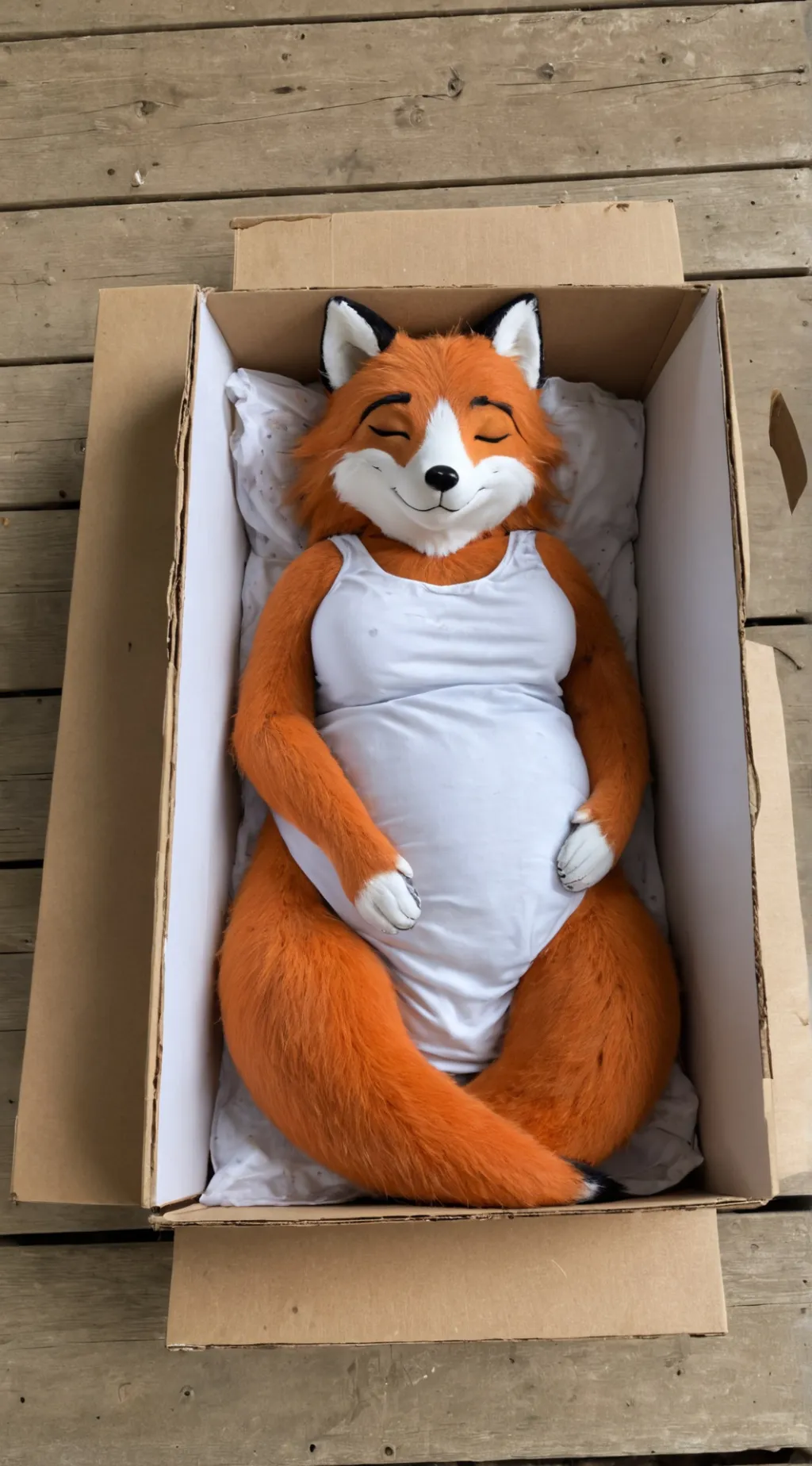 ai character: Sofia *fox girl* background