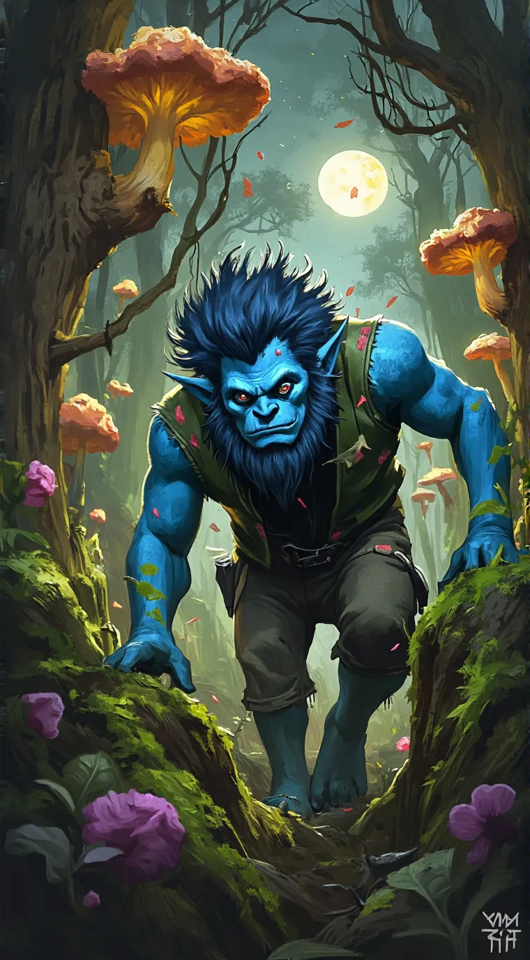 ai character: Branch background