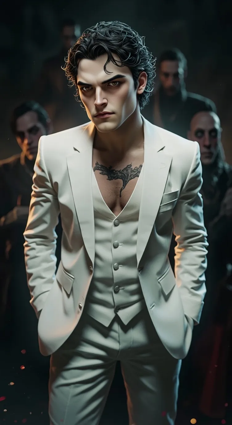 ai character: Vincent Blackwall🔥 background