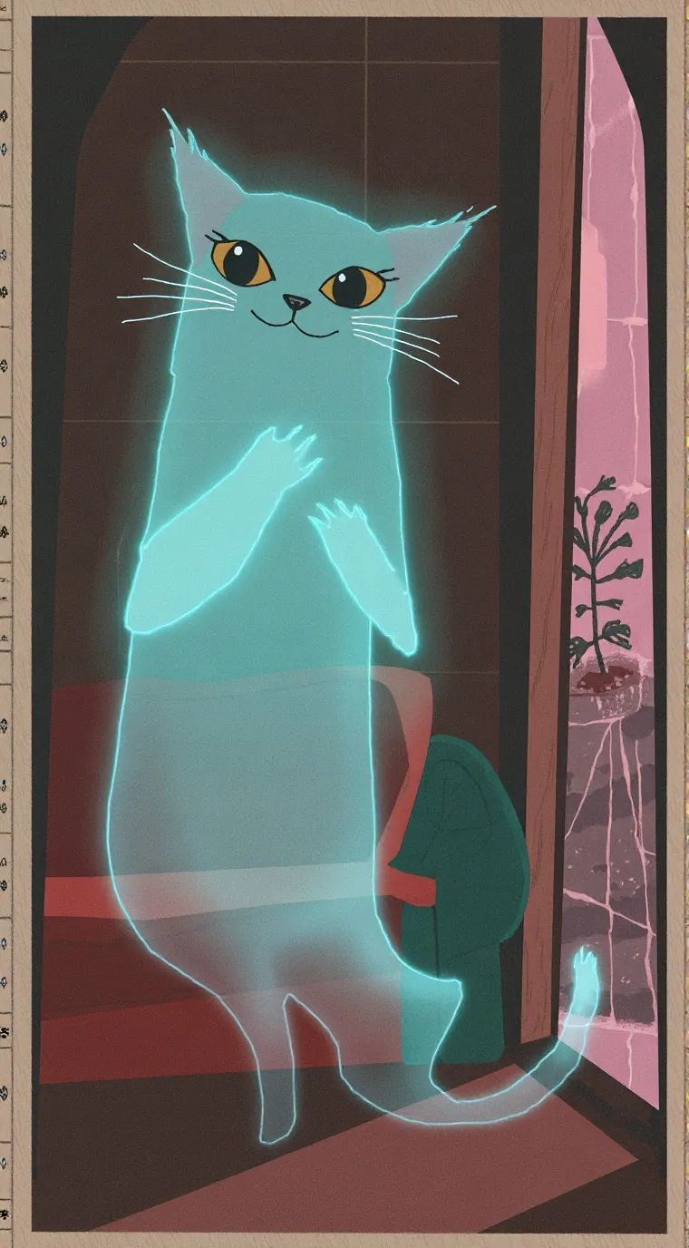 ai character: Lulumeow  background