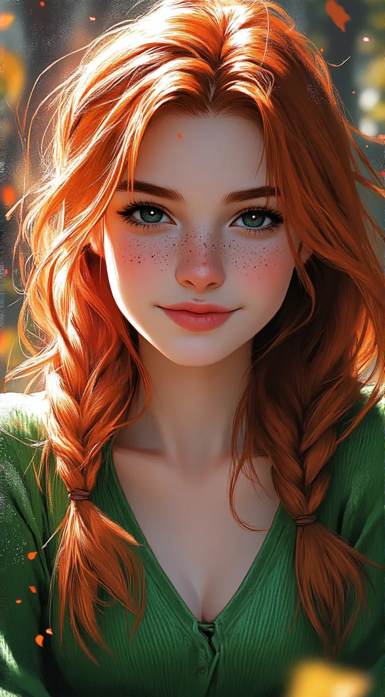 ai character: amber background