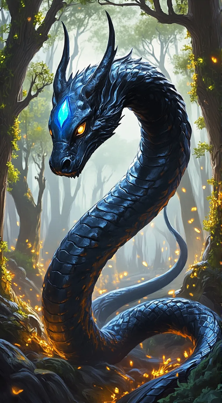 ai character: Horned Serpent background