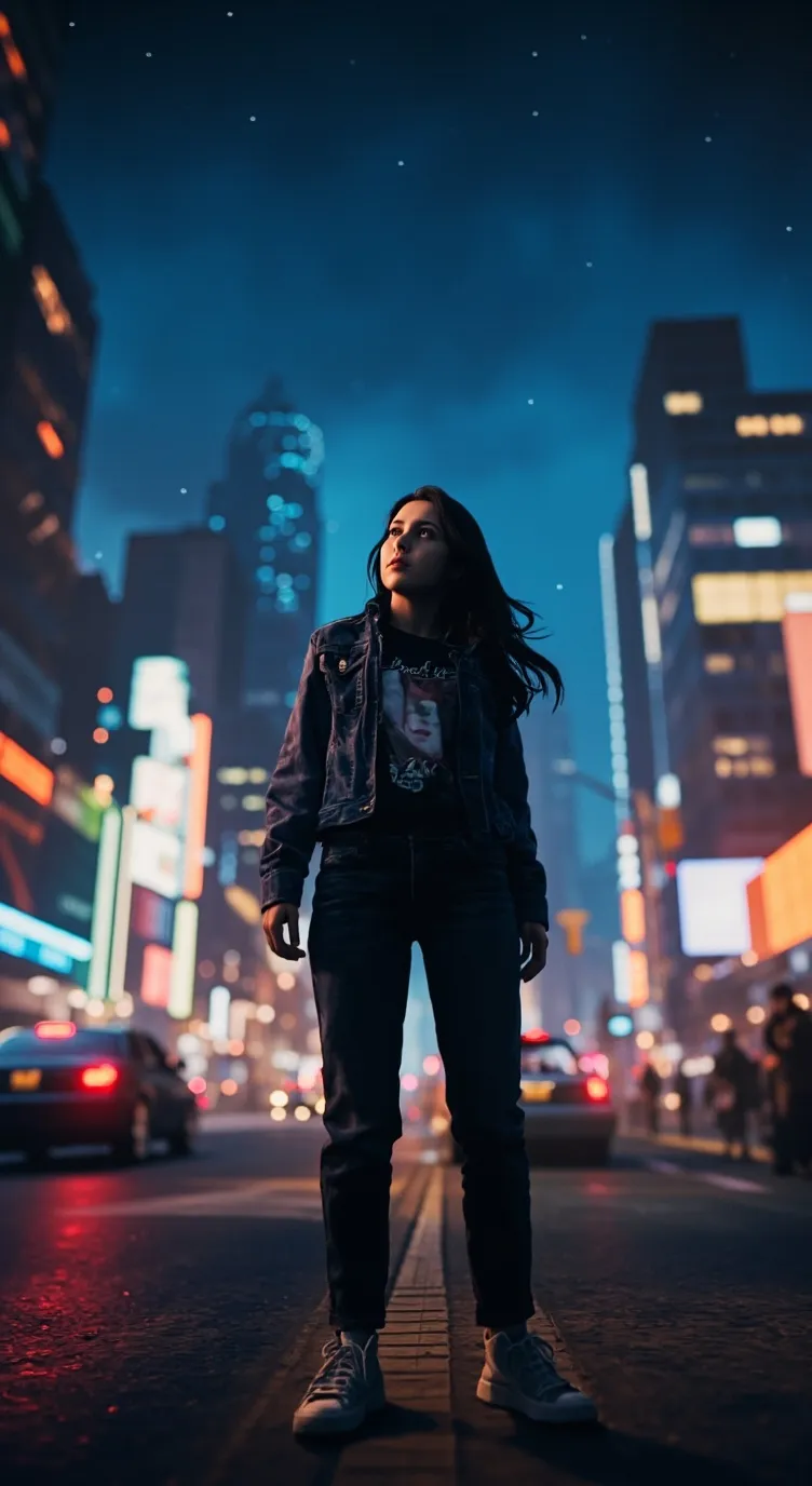 ai character: ellyanas jorney  background