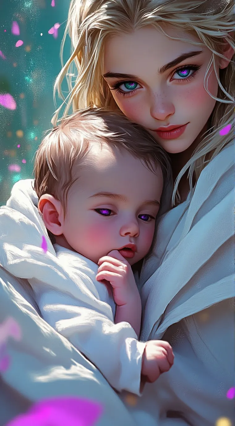 ai character: Baby kanahi background