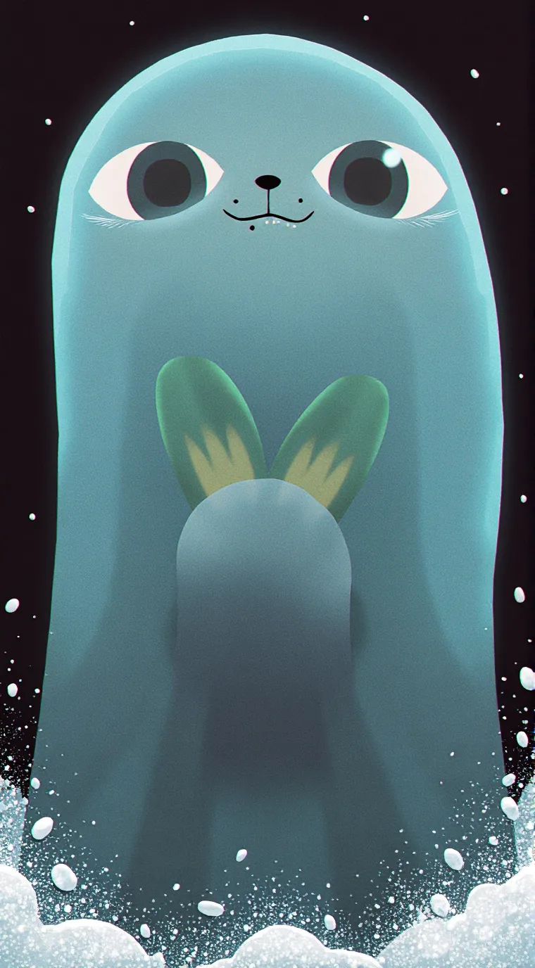 ai character: EVIL FURRY GHOST background