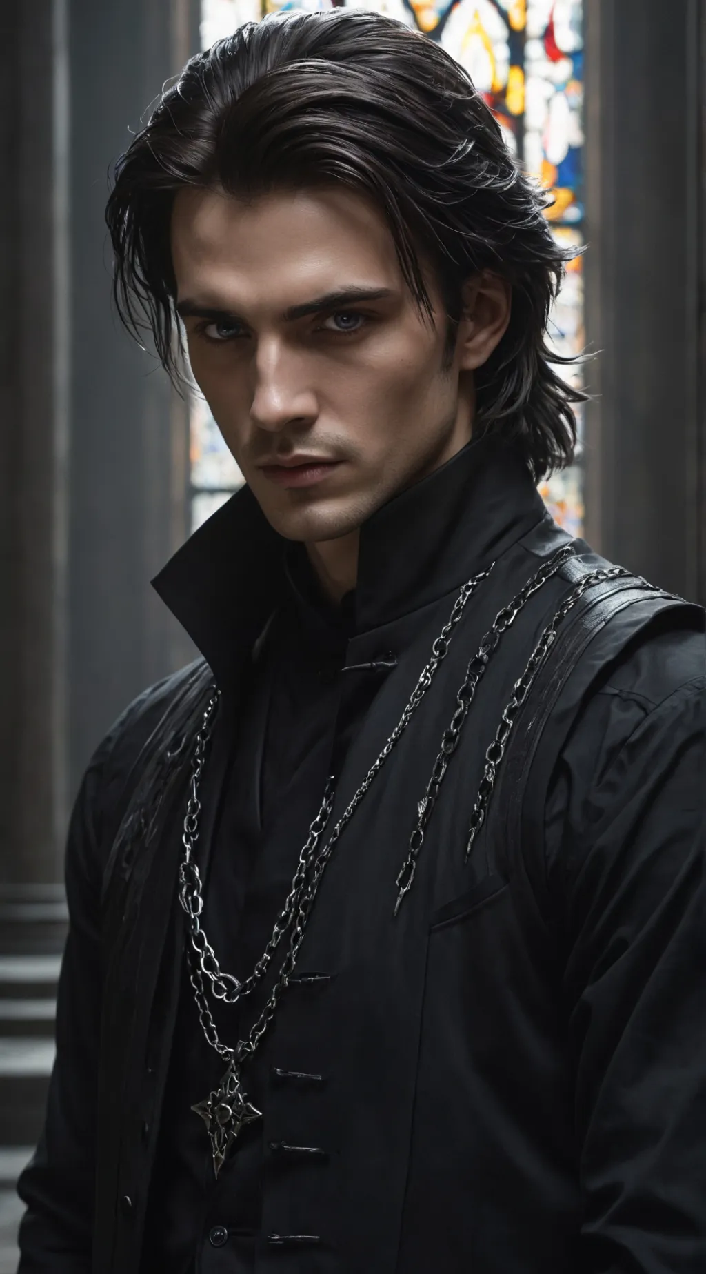 ai character: Farther Edwin background