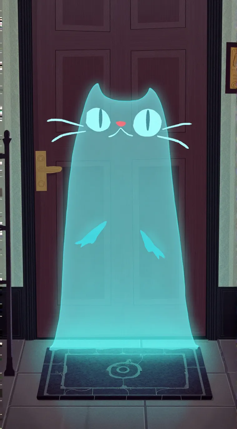 ai character: EVIL FURRY GHOST 2 background