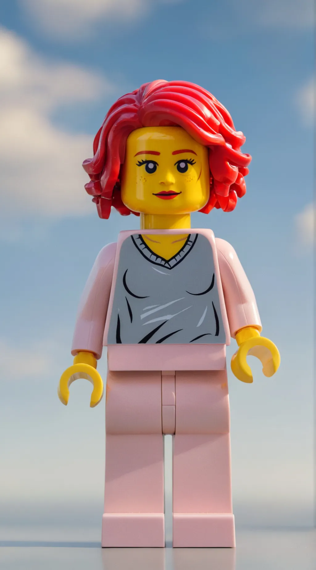 ai character: Pregunta (Lego) background