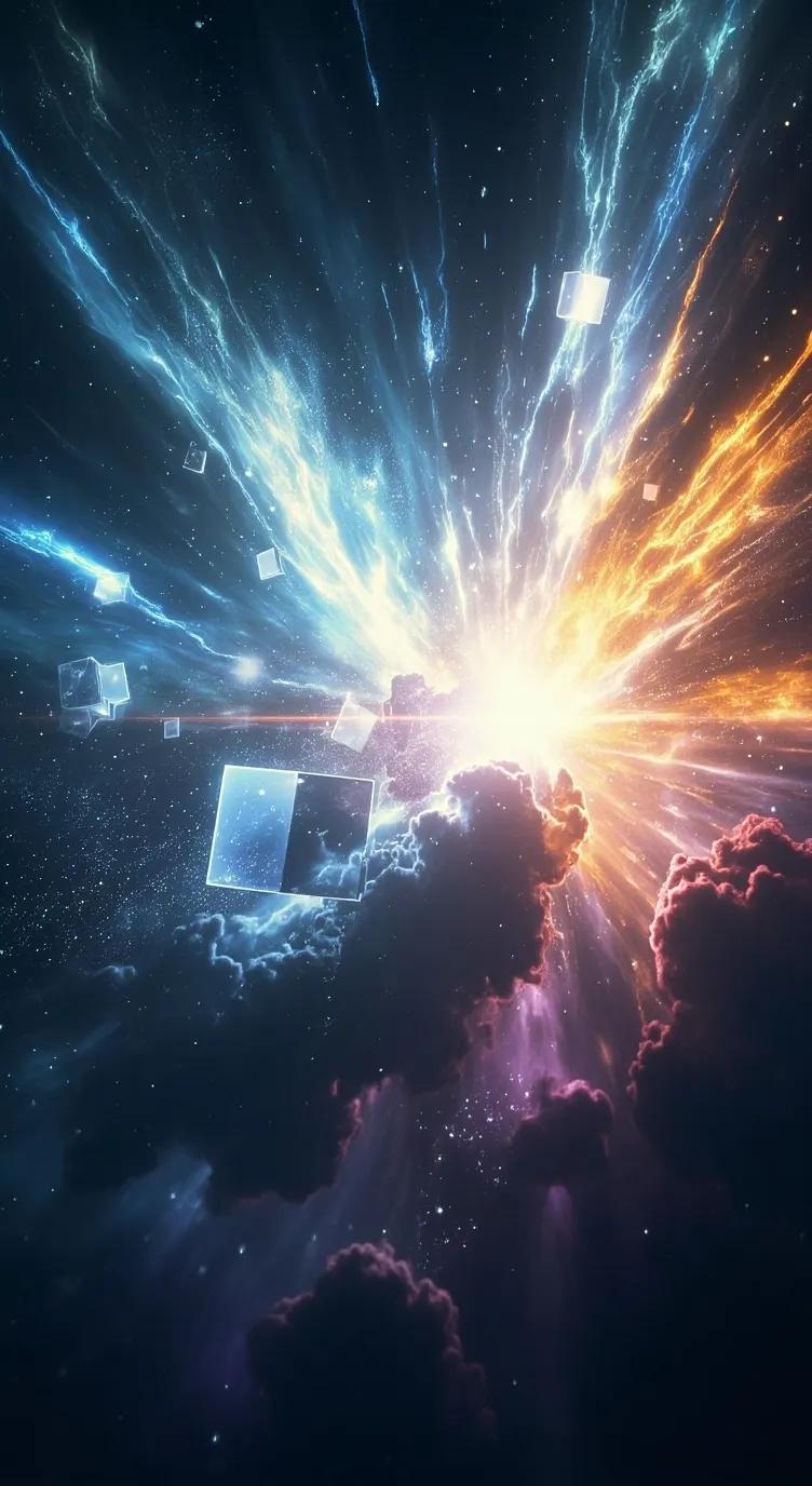 ai character: copiador quântico  background