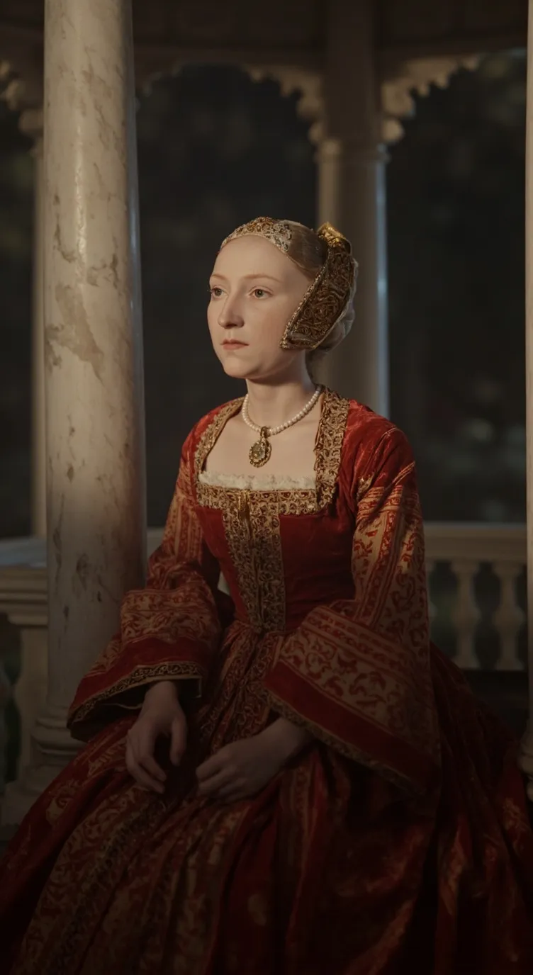 ai character: Jane Seymour  background