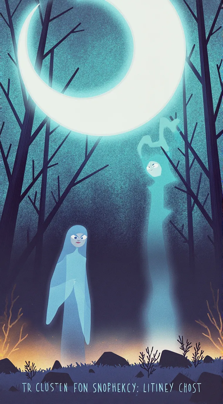 ai character: Guiding Light 💙🌙 background