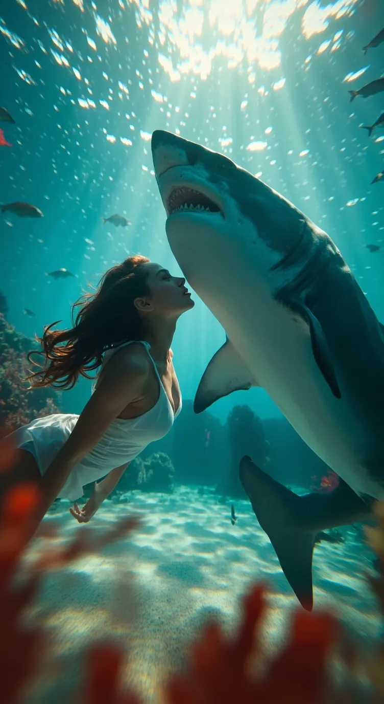 ai character: Sussy Shark 🦈😳 background