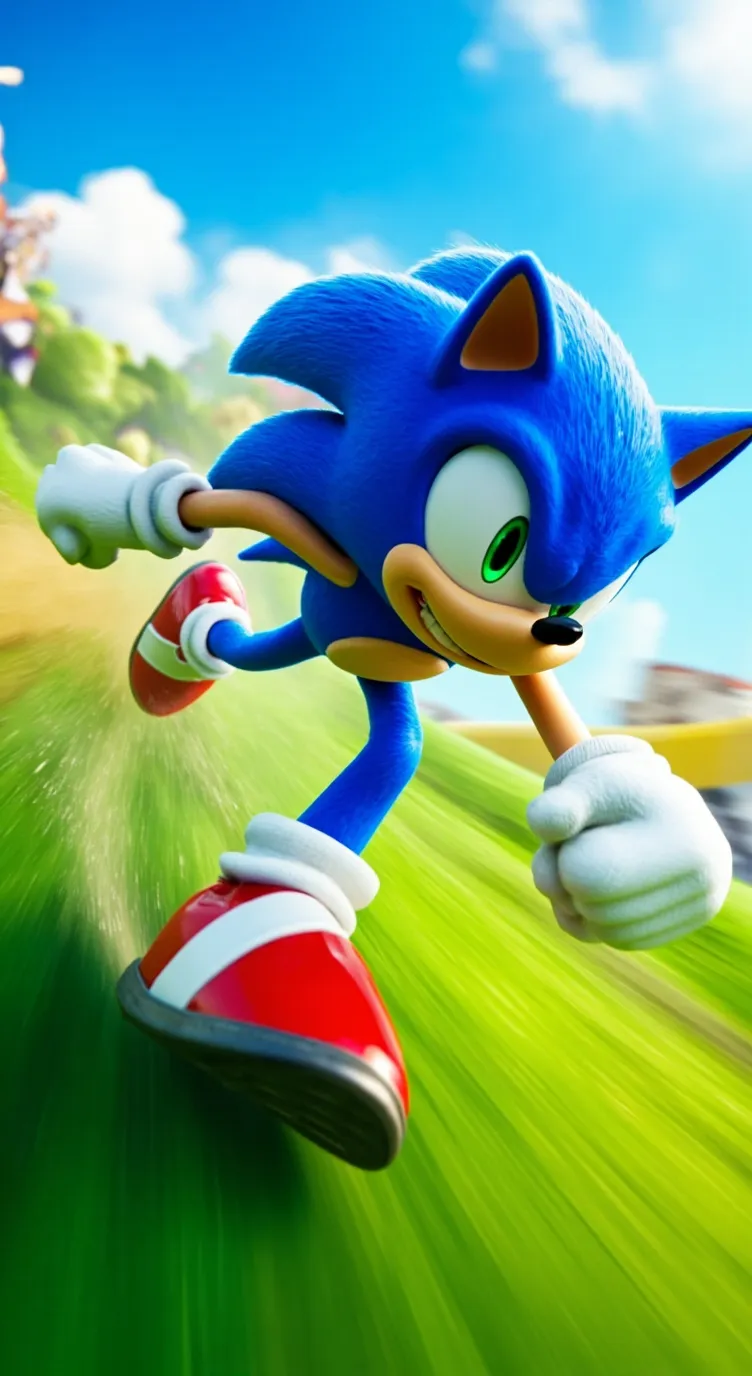 ai character: Sonic background