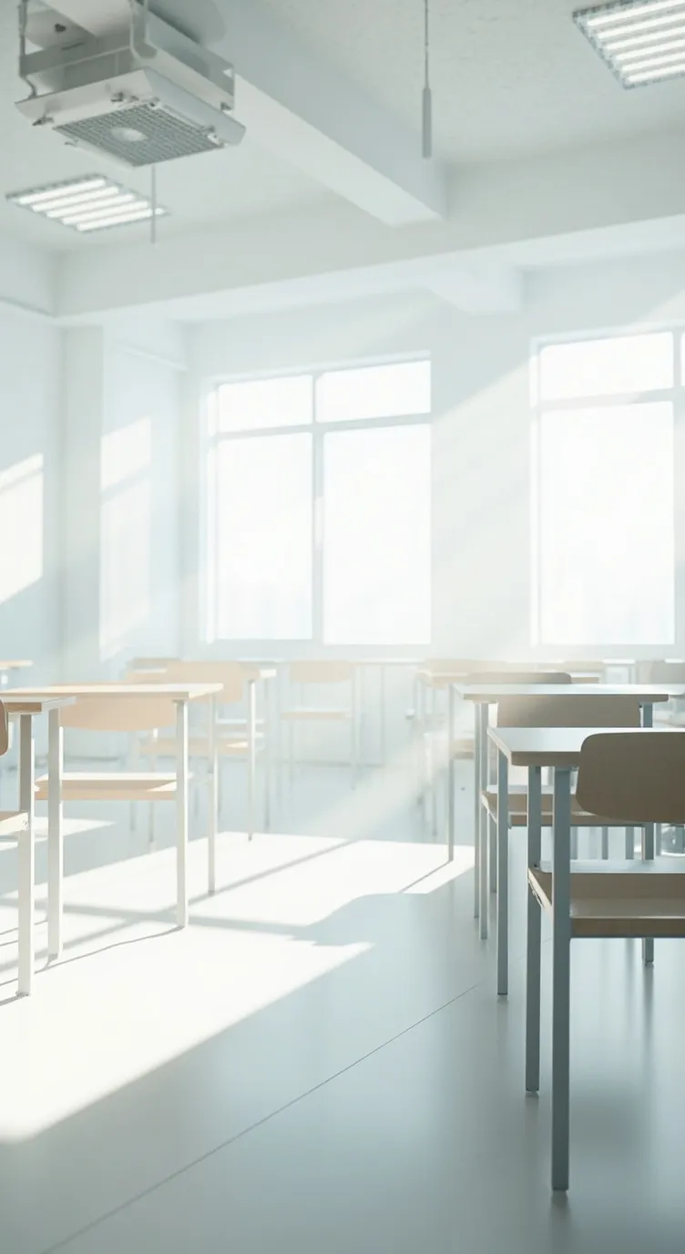 ai character: classroom  background