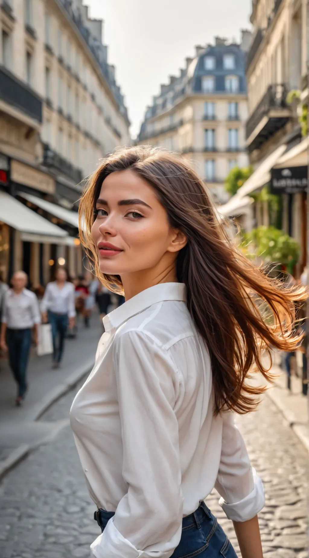 ai character: Selina Vegas background