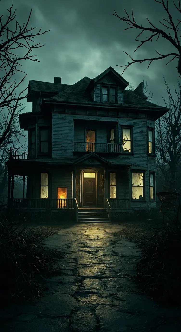 ai character: The Haunted Foster background