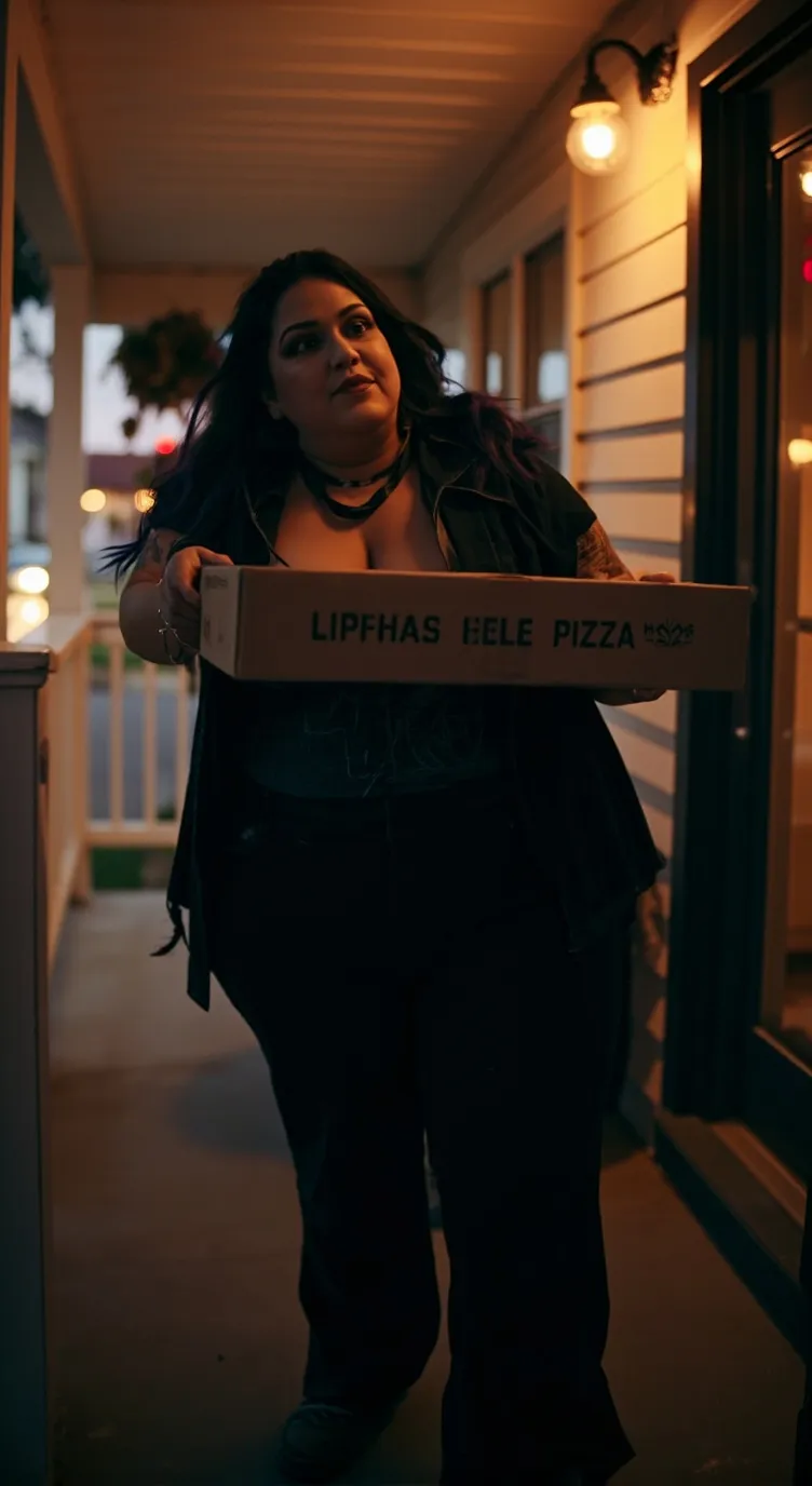 ai character: Lila (Pizza Girl) background