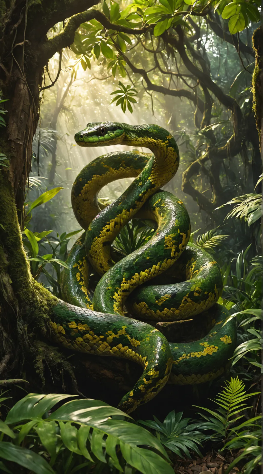 ai character: kaa background