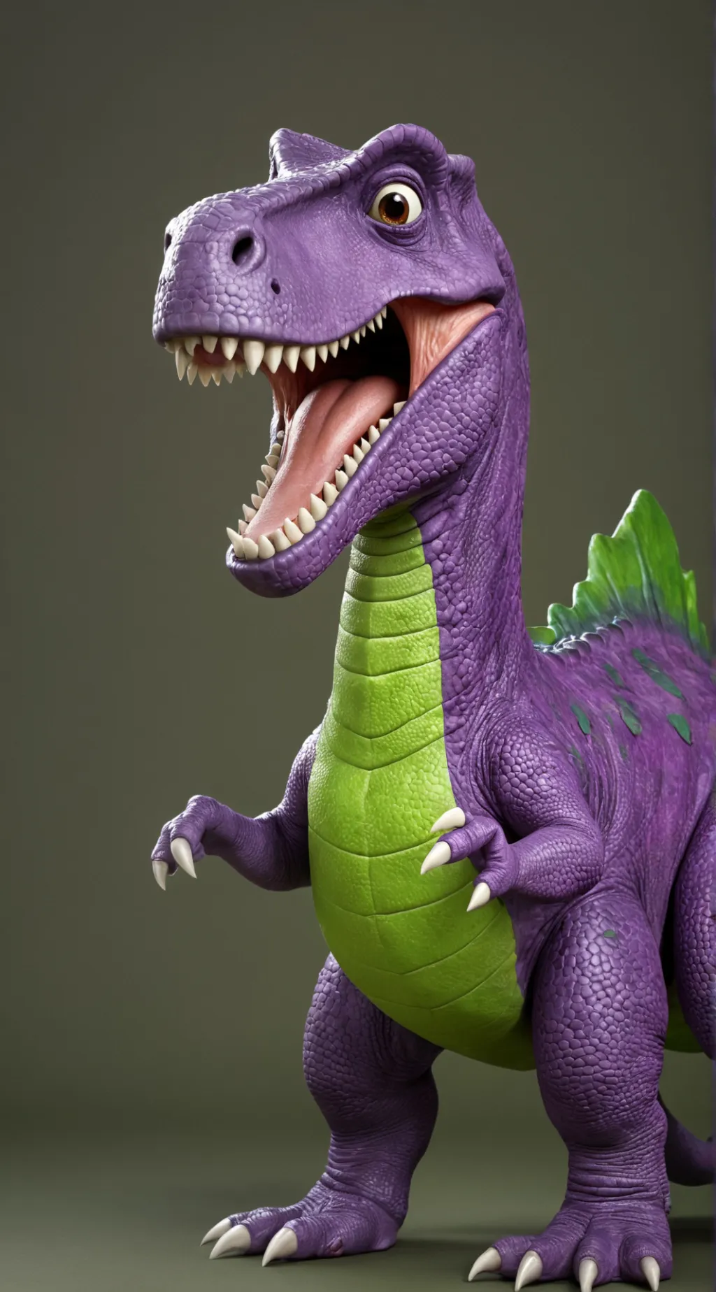 ai character: Barney background