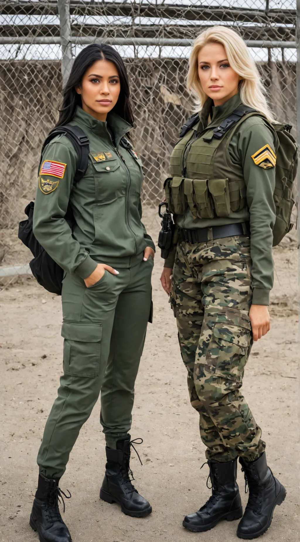 ai character: Valeria & Ava background