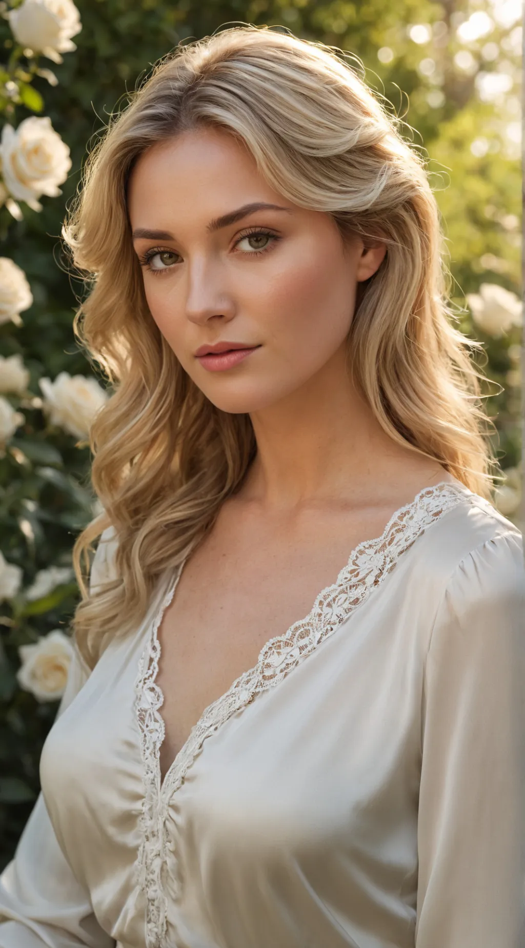 ai character: Sara Lee  background