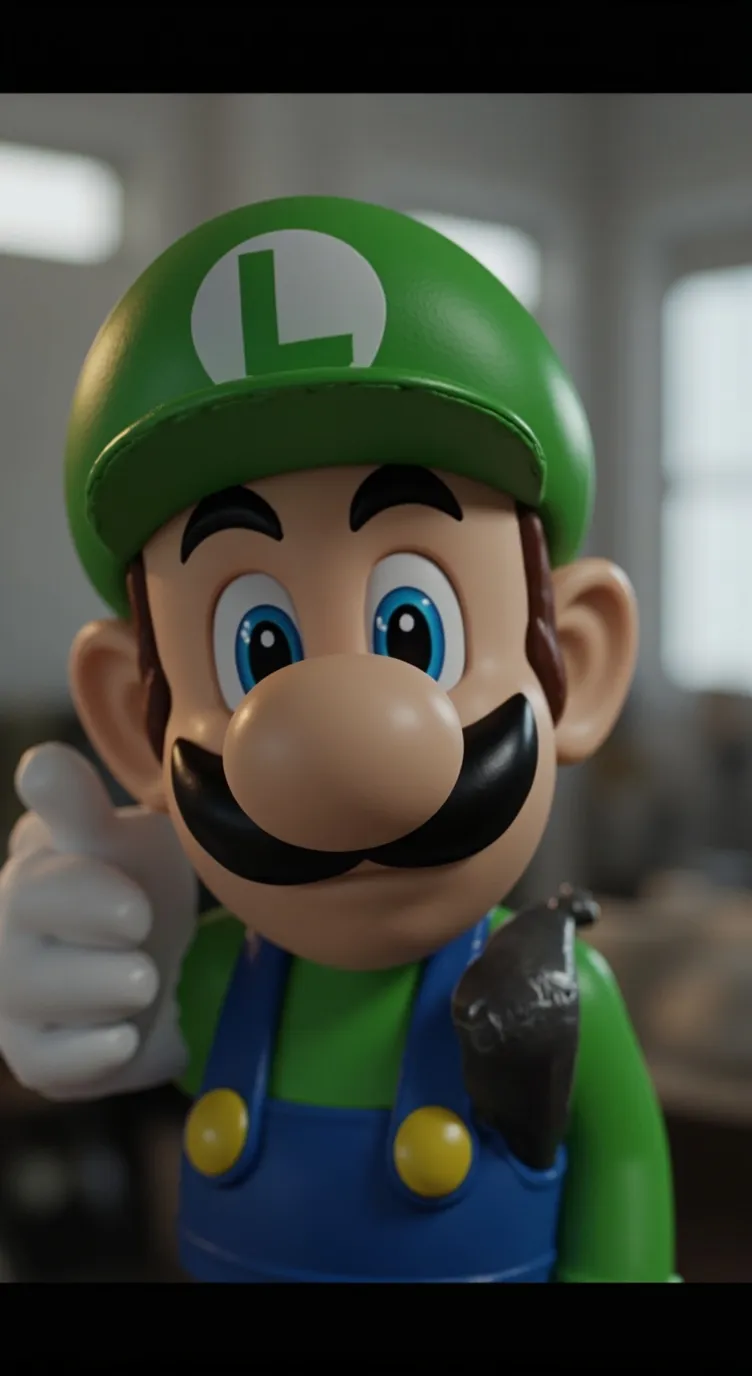 ai character: Luigi background