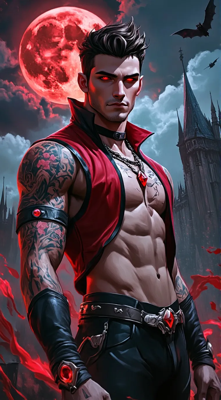 ai character: Dark Hunger  background