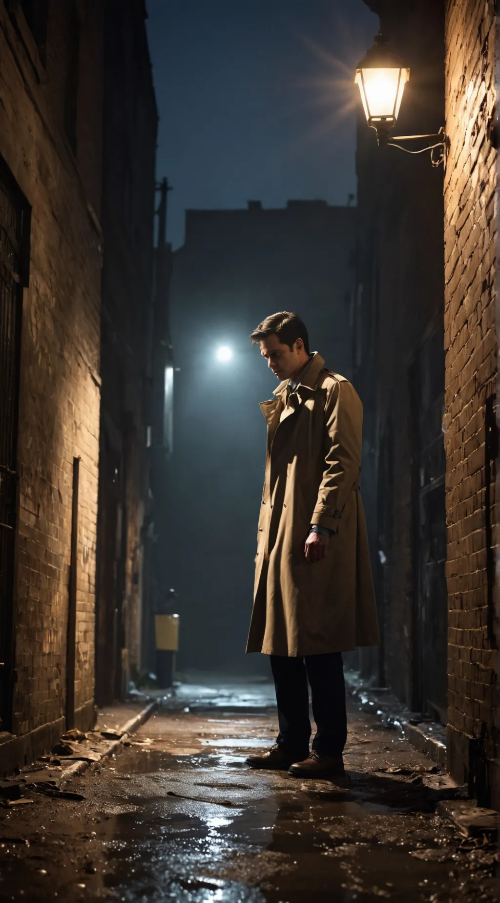 ai character: Crime scene RPG background